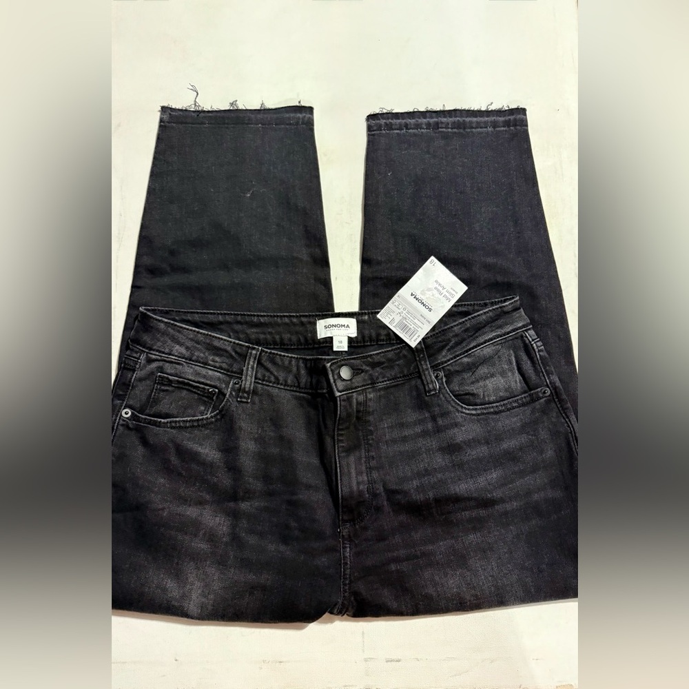 Sonoma Women's High Rise Black Jeans